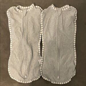 Gray Baby Swaddle Set